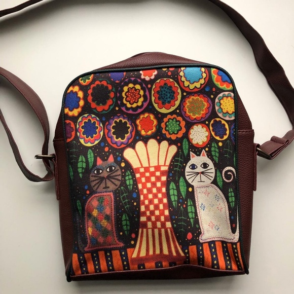 Handbags - "Cats Ceremony" Handmade Bag